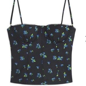 Brand new floral corset top